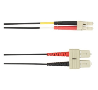 Black Box Colored Fiber OM2 50/125 Multimode Fiber Optic Patch Cable-OFNR PVC