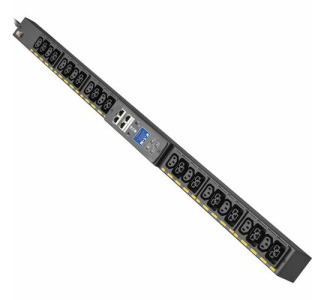 Eaton G4 Single-Phase Metered Input Rack PDU, 100-240V, 24 Outlets, 16A, 3.8kW, C20/L6-20 Input, 10 ft. Cord, 0U Vertical