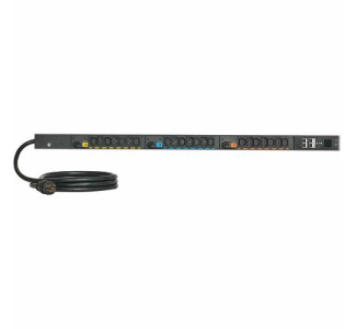 Eaton G4 3-Phase Metered Input Rack PDU, 120/208V, 42 Outlets, 16A, 5.8kW, L21-20 Input, 10 ft. Cord, 0U Vertical