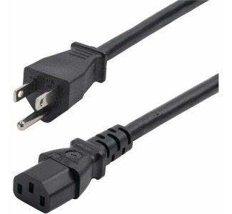 StarTech.com 8ft (2.4m) Computer Power Cord, NEMA 5-15P to IEC 60320 C13 AC Power Cable, 13A 125V, 16AWG, UL Listed Components