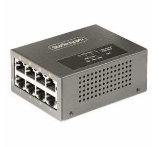 StarTech.com 4-Port Multi-Gigabit PoE++ Injector, 5/2.5G Ethernet (NBASE-T), PoE/PoE+/PoE++ (802.3af/802.3at/802.3bt), 160W Power Budget