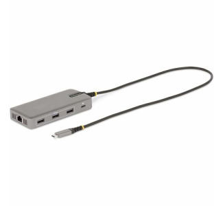StarTech.com USB-C Triple-Monitor Multiport Adapter, HDMI & DisplayPort, 3x 10Gbps USB Hub, PD Pass-Through, GbE, Travel Docking Station