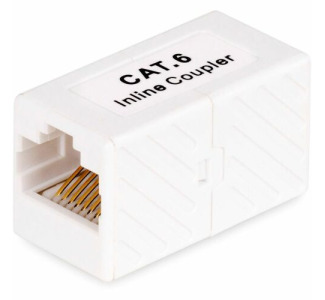 StarTech.com RJ45 Coupler, Inline Cat6 Coupler, Female to Female (F/F) T568 Connector, Unshielded Ethernet Cable Extension