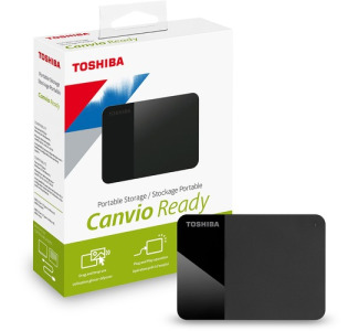 Toshiba Canvio Ready HDTP310XK3AA 1 TB Portable Hard Drive - External - Black