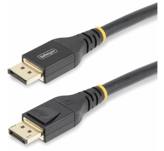 StarTech.com 50ft (15m) VESA-Certified Active DisplayPort 1.4 Cable, DP8K w/HBR3/HDR10/MST/DSC 1.2/HDCP 2.2, 8K 60Hz, 4K 120Hz, Active DP 1.4 Cable M/M