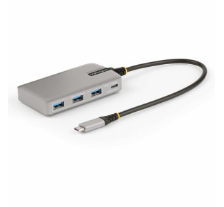 StarTech.com 4-Port USB-C Hub with USB-C DP Alt Mode Video Output, 3x USB-A, 1x USB-C, 100W Power Delivery Pass-Through, USB 3.2 10Gbps