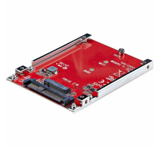 StarTech.com M.2 to U.3 Adapter, For M.2 NVMe SSDs, PCIe M.2 Drive to 2.5inch U.3 (SFF-TA-1001) Host Adapter/Converter, TAA Compliant