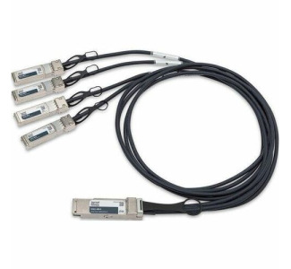 Approved Networks 40GBASE QSFP+ Passive DAC Cable (QSFP+ to 4 x SFP+) Breakout Cable