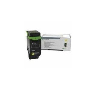 Lexmark Original High Yield Laser Toner Cartridge - Yellow Pack