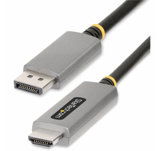 StarTech.com 6ft (2m) DisplayPort to HDMI Adapter Cable, 8K 60Hz, 4K 144Hz, HDR10, DP 1.4 to HDMI 2.1 Active Video Converter