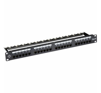 Black Box GigaTrue CAT6 Patch Panel - 1U, Unshielded, 24-Port