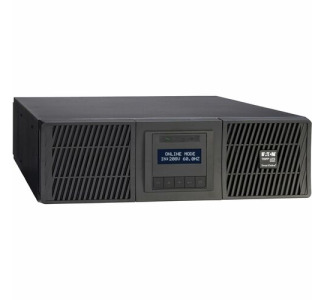 Eaton Tripp Lite series SmartOnline 5000VA 4500W 208V Online Double-Conversion UPS with Maintenance Bypass - L6-20R/L6-30R Outlets, L6-30P Input, Cybersecure Network Card Included, Extended Run, 3U Rack/Tower