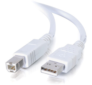5m USB 2.0 A/B Cable, White