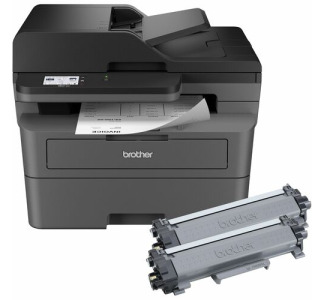 Brother MFCL2820DWXL Wireless Laser Multifunction Printer - Color - Gray