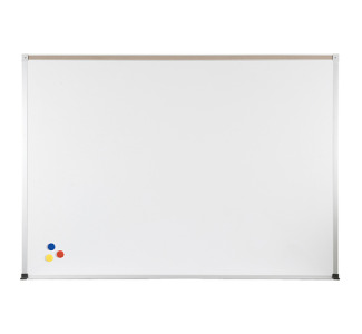 Moore Co 2H2NH-25 Whiteboard 4' x 8' (Magnetic) with Frame and Trough