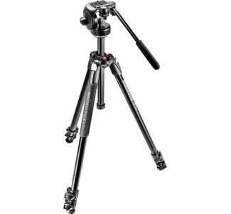 Manfrotto 290 Xtra Aluminum Tripod with 128RC Micro Fluid Video Head