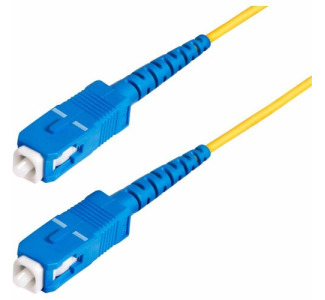 StarTech.com 100m (328ft) SC to SC (UPC) OS2 Single Mode Simplex Fiber Optic Cable, 9/125µm, 40G/100G, LSZH Fiber Patch Cord