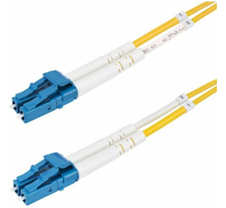 StarTech.com 50m (164ft) LC to LC (UPC) OS2 Single Mode Duplex Fiber Optic Cable, 9/125µm, 10G, LSZH Fiber Patch Cord