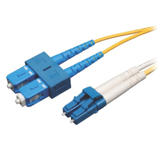 Eaton Tripp Lite Series Duplex Singlemode 9/125 Fiber Patch Cable (LC/SC), 7 m (23 ft.)