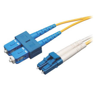 Eaton Tripp Lite Series Duplex Singlemode 9/125 Fiber Patch Cable (LC/SC), 50 m (164 ft.)