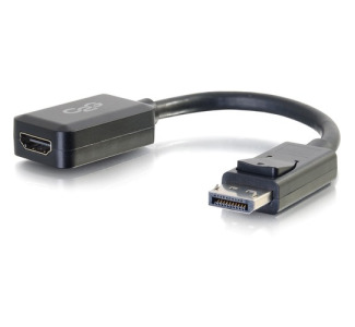 C2G 8in DisplayPort to HDMI Adapter - DP to HDMI Adapter - 1080p - Black - M/F