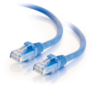 C2G 1ft Cat6 Cable - Snagless Unshielded (UTP) Ethernet Cable - Network Patch Cable - PoE - Blue