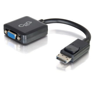 C2G 8in DisplayPort to VGA Adapter - DP to VGA Adapter Converter - Black - M/F