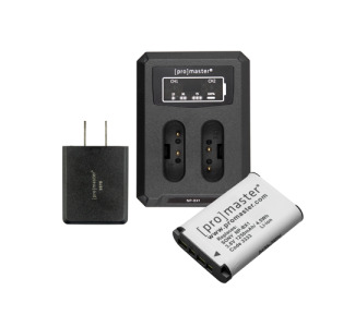Battery & Charger Kit for Sony NP-BX1