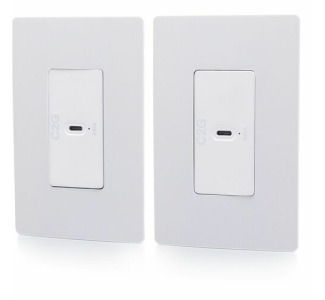 C2G Superbooster USB Camera Extender Over Cat Single Gang Wall Plate to Single Gang Wall Plate Kit