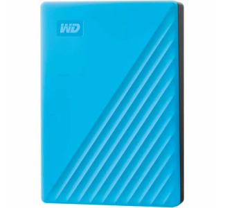 WD My Passport WDBR9S0060BBL-WESN 6 TB Portable Hard Drive - External - Blue