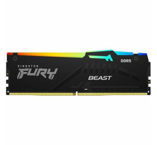 Kingston 64GB (2x32GB) DDR5 6000MT/s CL30 FURY Beast Black RGB XMP