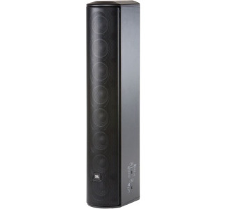 Full Range Line Array Column Speaker with Eight 50mm Drivers, 400W, Black