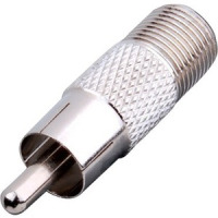 Vanco F Jack/RCA Plug Adaptor 