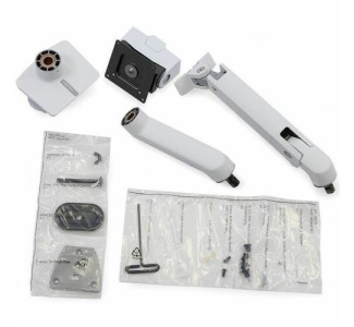 Ergotron Mounting Arm for Monitor, Curved Screen Display - White