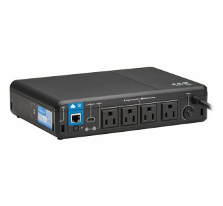 Eaton Tripp Lite Series 600VA 300W 120V Standby Cloud-Connected UPS with Remote Monitoring - 4 NEMA 5-15R Outlets (Surge + Battery Backup), 5-15P Plug, Desktop