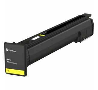 Lexmark Original Laser Toner Cartridge - Box - Return Program - Yellow - 1 Pack
