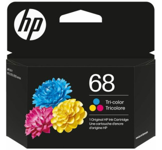 HP 68 Original Standard Yield Inkjet Ink Cartridge - Tri-color, Cyan, Magenta, Yellow - 1 Pack