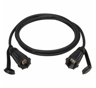 Eaton Tripp Lite Series Rigid Industrial RF Coaxial Cable (M/M) - IP68, BNC Connectors, 10 ft. (3.1 m), Black