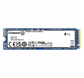 Kingston NV3 4 TB Solid State Drive - M.2 2280 Internal - PCI Express NVMe (PCI Express NVMe 4.0 x4)