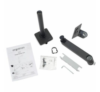 Ergotron Mounting Arm for Monitor - Black
