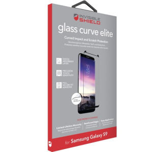 invisibleSHIELD Glass Curve Elite Screen Protector Black, Transparent