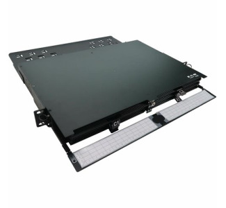Eaton Tripp Lite Series High-Density Panel Fiber Splice Enclosure - 6 Splicing Cassettes, 144 LC/UPC SM 0.9 mm, 1.5 m Pigtail, 1U Rack