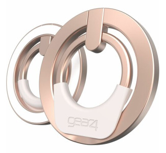 Gear4 Ring Snap 360 Magnetic Kickstand/Grip - Copper Rose