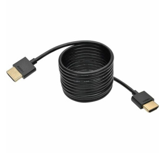 Eaton Tripp Lite Series Slim High-Speed HDMI Cable with Ethernet and Digital Video with Audio, UHD 4K 60 Hz (M/M), Black, 10 ft. (3.1 m)