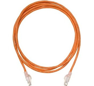 Ortronics Clarity CAT6 Modular Patch Cord, 3 ft, Orange