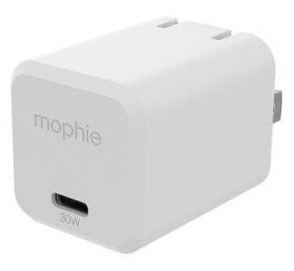 mophie Speedport 30 - 30W GaN fast wall charger - White