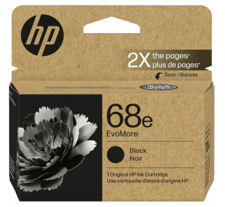 HP EvoMore 68e Original Inkjet Ink Cartridge - Black - 1 Pack