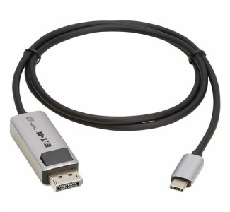 Eaton Tripp Lite Series USB-C to DisplayPort Active Adapter Cable (M/M) - 8K 60 Hz, 4K 144 Hz, HDR, 4:4:4, HDCP 2.3, Black, 3 ft. (0.9 m)