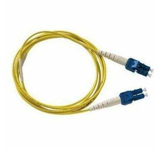 Ortronics Infinium Core LC to LC Duplex Patch Cord 2mm OS2 Plenum Yellow, 1 Meter