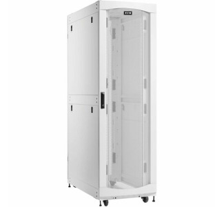 Eaton SmartRack 42U Deep Standard-Width Heavy-Duty Rack Enclosure Cabinet for AI Servers, White